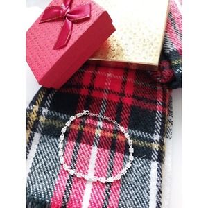 925 Italy sterling silver bracelet for women 8 in. NEW